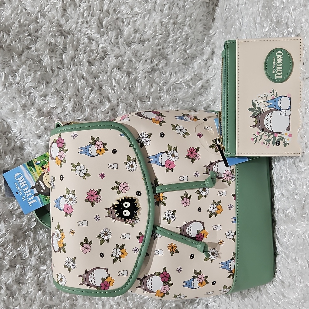 Studio Ghibli My Neighbor Totoro Mini Backpack And Cardholder Set